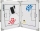 Derbystar Taktiktafel Fußball Faltbar 45x30 cm / aufgeklappt 45x60 cm
