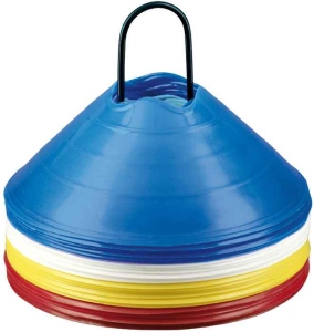 Derbystar Markierungshütchenset Ø 20cm / H 6cm, 24 Stk.